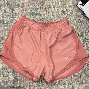Nike Women's Dusty Coral Athletic Running Shorts